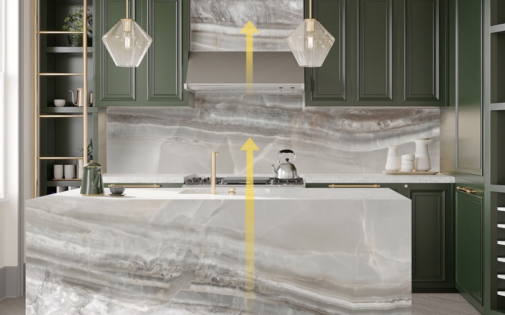 kitchen setting San Bernardino bioquartz